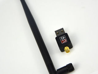 Новый! USB WiFi адаптер для стационарных компов и ноутов. Антенны 2-15dbi 150Mbps 802.11b,g,n фото 2