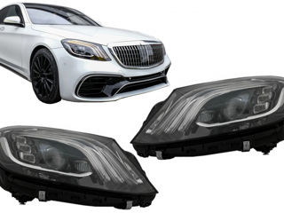 Faruri Full LED compatibil cu Mercedes S-Class W222 Maybach X222 (2013-2017) Facelift Design foto 1