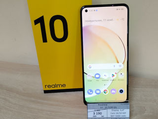 Realme 10.     4/128 Gb.      3190 lei