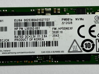 SSD M2 NVMe 256-512gb Samsung Western Digital Toshiba foto 5