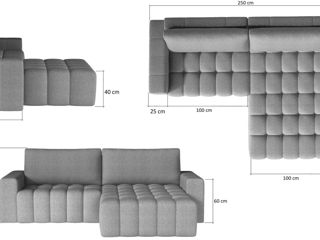 Canapea modernă din pânză foto 4