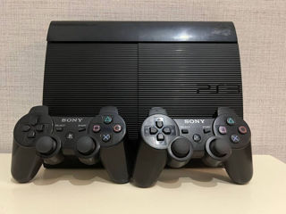 PlayStation 3 Super Slim + 500GB + 66 классных игр + 2 джойстика