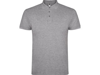 Мужская футболка Roly Polo Star 200 Heather Grey 2XL