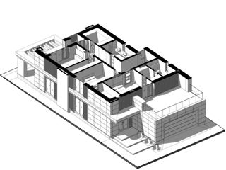 Casă de locuit individuală cu 3 niveluri / stil modern / S+P+E / 180m2 / arhitect / construcții foto 5