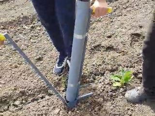 Plantator (semanatoare) manual petru rasaduri, cartofi s.a, сultivator manual tip bicicleta foto 1