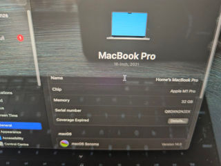 MacBook  PRO 16inch, 32gb 512 b foto 3