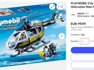 Elicopter cu soldați din trupele speciale (Playmobil) foto 3