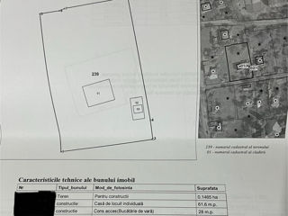 Дом! Sîngerei, sat. Chiscareni, 61.6m2 + 14.6 ari teren!!! фото 1