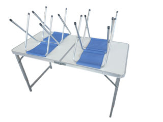 Masa pliabila pentru picnic + 4 Scaune