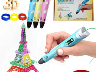 3D ручкa + 50м пластика 3D Pen / str. Ismail 84 - BabyCity foto 3