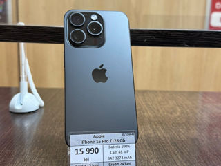 Apple iPhone 15 Pro /128 Gb- 15990 lei