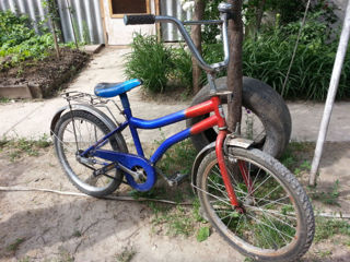 Велосипед детский на 5-14 лет, состояние хорошее, всё обслужено, всё работает. foto 1