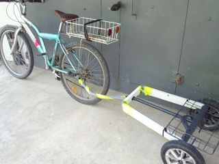 Велосипед с велотележкой. foto 7