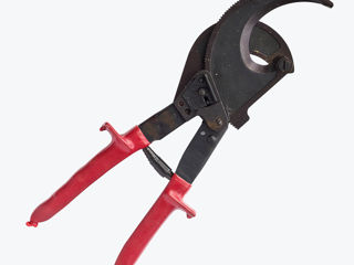 Инструмент для резки кабеля и провода, hoegert, кабельные ножницы, кабелерез с трещоткой foto 8