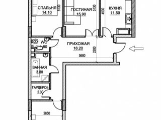 Apartament cu 3 camere, 91 m², Ciocana, Chișinău foto 2
