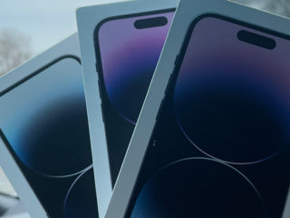 Top Pret ! ! ! Purple-Black Iphone 14 Pro 128Gb Telfon-nou Sigilat-neactivat "Garantie Apple" foto 1