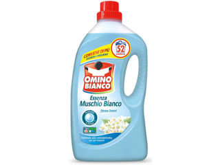 Omino Bianco Muschio Bianco Detergent De Rufe Lichid,  52 Spălări, 2.6L foto 1