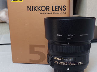 Obiectiv Nikon 50mm f/1:1.8G