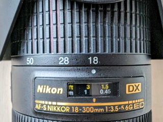 Nikon Nikkor 18-300mm in stare foarte bună