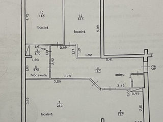 Apartament cu 3 camere, 104 m², Telecentru, Chișinău foto 16