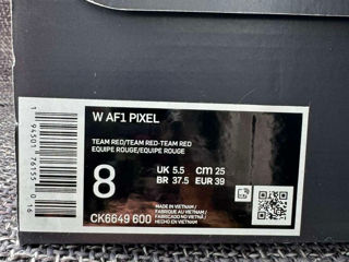 Nike Air Force 1 Pixel Team Red foto 5