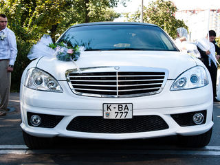 Mercedes-Benz S-Class Транспорт для торжеств/Тransport pentru ceremonie. De la 60 €/zi (день) foto 5