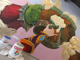 Grafiti, street art, графити, стрит арт, picturi pe pereti, interior/exterior decor, роспись стен.