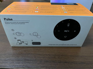 Boxă Pulse portabilă wireless cu bluetooth, aux, microfon, radio și leduri, nouă în cutie! foto 4