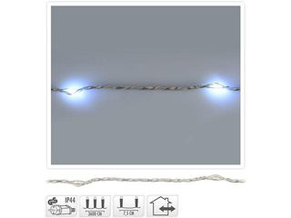 Luminite De Craciun "Fir" 480Led Alb, 36M Cablu Transparent