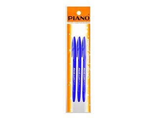 Set Pix Cu Bila Pt-1147B Soft Ink,1Mm, 3 Buc Albastru