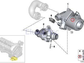 помпа,водяной насос, pompa de apa Bmw x5 foto 5