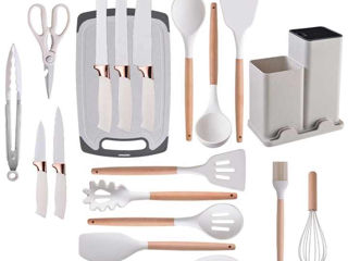 Set unstensile de bucatarie 19 Pcs