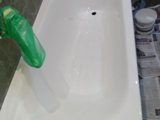 Реставрацыя металических и чюгуных ванн с жытким акрилом foto 9