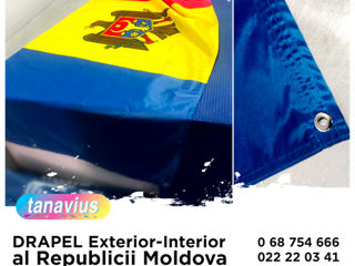 DRAPELE imprimate ale Republicii Moldova și ale Uniunii Europene. foto 2