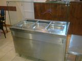 Bain marie 3 gn1/1 длина 1,15 m foto 2