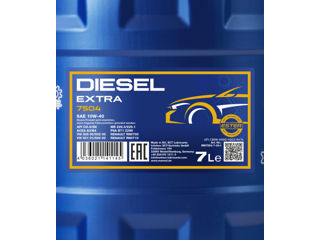 Ulei de motor MANNOL 7504 Diesel Extra 10W-40 7L foto 2