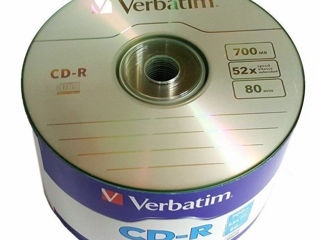 Verbatim диски для записи CD-R, 700 МБ, 50 шт, недорого продаю или меняю на диски DVD.