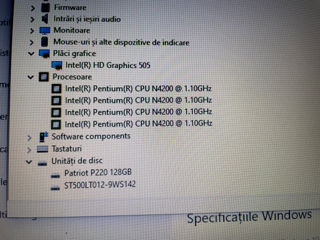 Notebook functional de vinzare! RAM 8 GB, SSD 128 GB+ HDD 500 GB foto 6