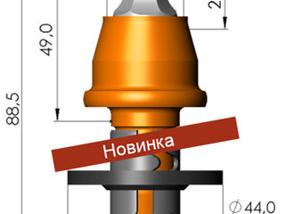 Cutite la freza de asfalt - Резцы для дорожной фрезы. Made in Germany! foto 3