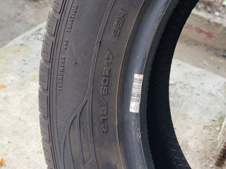 2 anvelope 215/60 R17 Good Year 96H vara 1200 lei foto 2