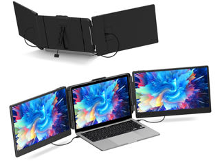 VAND -Triple screen laptop extender. Monitor dublu portabil pentru  Laptop 300eu foto 5