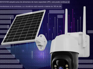 Camere cu panou solar wifi cu imagine coloră 24/24 foto 4