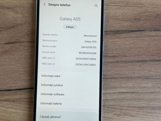 Samsung A05 4/64gb ca nou ! foto 3