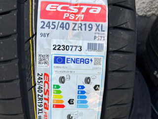 2 шины/2 anvelope 245/40 R19 Kumho Ecsta PS71/ Доставка, livrare toata Moldova foto 2