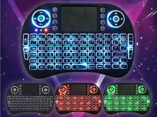 Mini tastatură cu touchpad - Беспроводная мини-клавиатура с подсветкой! foto 6