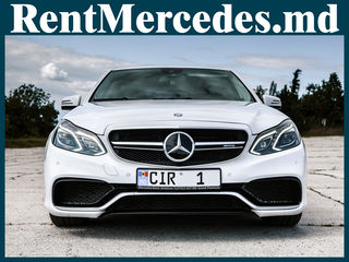 Аренда/arenda Mercedes AMG E63 alb/белый foto 3