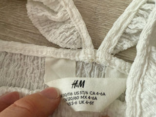 Платье белое летнее, сарафан от H&M foto 7