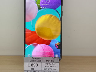 Samsung Galaxy A51, 4/64 Gb, pretul 1890 lei