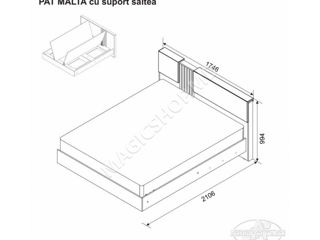 Paturi de 1.6 x 2m, diverse modele și culori - prețuri convenabile, livrare, credit !!! foto 4