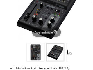 Mixer Audio Yamaha AG03 MK2 foto 3